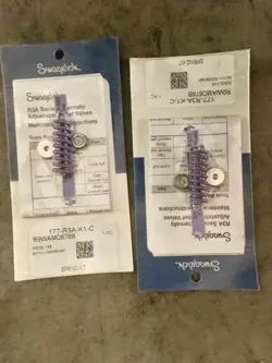 (2) NEW  SWAGELOK SPRING KIT FOR R3A RELIEF VALVE,  750-1500 PSIG 177-R3A-K1-C
