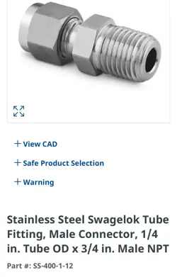 CONNECTOR 1/4