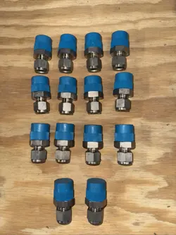 14- SWAGELOK STAINLESS STEEL FITTING, 3/8
