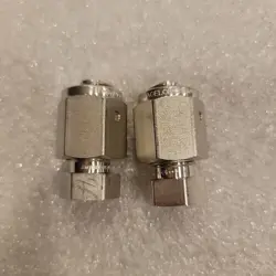 LOT OF 2, SWAGELOK SS-4-VCR-CP & SS-4-VCR-P, CAP VCR FACE SEAL FITTING 1/4 IN.