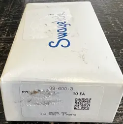 SWAGELOK SS-600-3 TEE UNION FITTING, 3/8