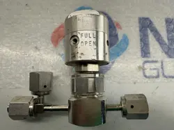 NUPRO SWAGELOK STAINLESS STEEL PNEUMATIC AIR PILOT SHUTOFF VALVE