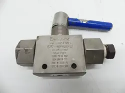 (DAMAGED) SWAGELOK 316 SS-6FKBF8 LR6541001 1500 PSI 2-WAY BALL VALVE