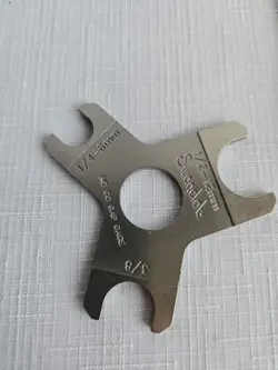 SWAGELOK MS-IG-468 GAP INSPECTION GAUGE 3/8, 1/2-12MM, 1/4-6MM WRENCH