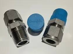 SWAGELOK SS-810-1-8BT STAINLESS STEEL MALE CONNECTOR, 1/2