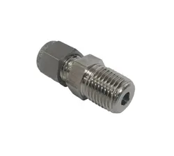 SS SWAGELOK TUBE FITTING ISO TAPERED THREAD SS-400-1-4RT (QTY 1)