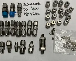 SS-200 SWAGELOK UNION FITTINGS NUPRO FILTER 1/8 TUBE ------------------ NOS OEM