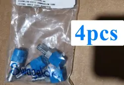 X4 NEW SWAGELOK SS-6-TA-1-4 FITTING MALE TUBE ADAPTER 3/8