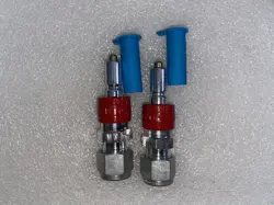 2 COUNT SWAGELOK B-QC6-D-600VT 3/8” TUBE QUICK CONNECT MALE BRASS