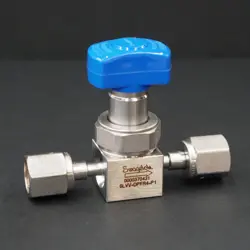 SWAGELOK 6LVV-DPFR4-P1 MANUAL DIAPHRAGM SEALED VALVE, 1/4