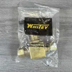 SWAGELOK WHITEY BRASS INTEGRAL BONNET NEEDLE VALVE 1/2