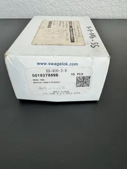 SWAGELOK SS-400-2-8 STAINLESS STEEL BOX OF 10 FITTINGS