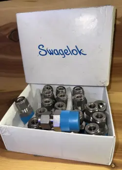 19- SWAGELOK STAINLESS STEEL FITTING, 3/8