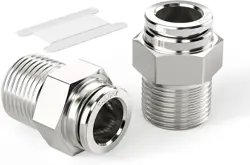 STAINLESS STEEL SWAGELOK TUBE FITTING MALE CONNECTOR 5/8 TUBE OD X 3/4 MNPT