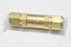 NUPRO SWAGELOK B-8C-1 BRASS POPPET CHECK VALVE