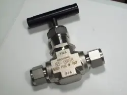 1- SWAGELOK STAINLESS STEEL INTEGRAL BONNET NEEDLE VALVE, 1/2