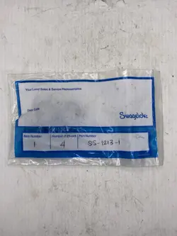 BAG OF 4 SWAGELOK SS-1213-1 316 STAINLES STEEL FERRULE FOR 3/4