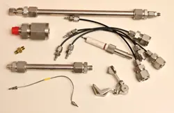 LOT OF HPLC COLUMNS PIPES TUBING & GLASS TUBE CUTTER SWAGELOK SNO-TRIK SS-316