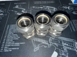 QTY 3 SS-1610-6 STRAIGHT UNION COUPLING 316L SS COMP X COMP FITTING SWAGELOK