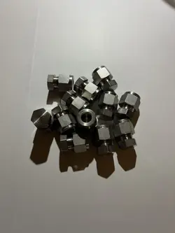 (12) SWAGELOK STAINLESS SS-600-C 3/8” CAPS 