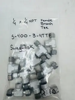 SWAGELOK STEEL BRANCH TEE, 1/4