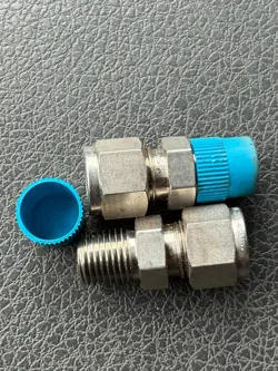 (2) SWAGELOK STAINLESS STEEL FITTING, 3/8