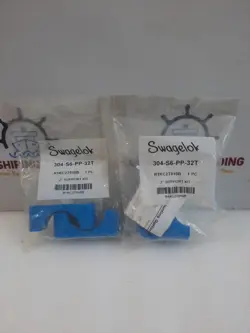 2 × PCS LOT SWAGELOK 2