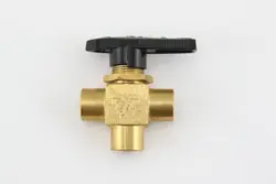 BALL VALVE 40 SERIES, SWAGELOK/WHITEY, 3 WAY, 1/4 FNPT NPT, B-43XF4