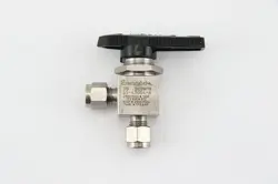 BALL VALVE 40 SERIES, SWAGELOK, 1/4 TUBE, ANGLE PATTERN, SS-43GS4-A