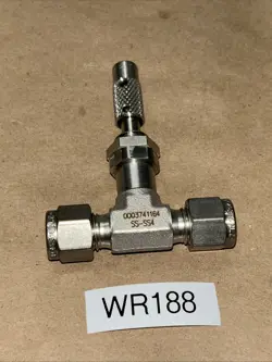 METERING VALVE S SERIES, SWAGELOK/STAINLESS STEEL HIGH PRECISION SS-SS4
