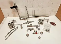 LOT SWAGELOK 316 STAINLESS STEEL COMPRESSION TUBE FITTINGS, SS-44S6 VALVE...