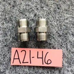 LOT OF 2 SWAGLOK 316 STAINLESS STEEL FITTING TUBE 2EC NOS - NEW OLD STOCK