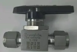 NEW SWAGELOK SS-43GS6 316 STAINLESS STEEL 1-PIECE BALL VALVE 3000PSIG/206BAR
