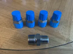 SWAGELOK FITTING, HEX REDUCING NIPPLE, 3/4 IN. MALE NPT X 1/2 IN. MALE NPT