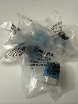 5X - SWAGELOK SS-8-VCR-P STAINLESS STEEL VCR FACE SEAL FITTING, 1/2