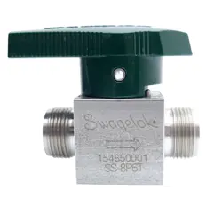 SWAGELOK SS-8P6T STAINLESS STEEL PLUG VALVE, 1/2