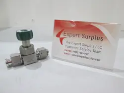 SWAGELOK, 6LV-DFFR8-P-GR, MANUAL DIAPHRAGM VALVE, NEW