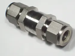 1- SWAGELOK STAINLESS STEEL POPPET 6000 PSI CHECK VALVE, 1/2