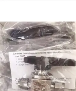 SWAGELOK SS-43GS4 BALL VALVE 3000 PSIG