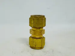 SWAGELOK BRASS B-810-6 TUBE FITTING, REDUCING UNION 1/2 INCHES PACK OF 5