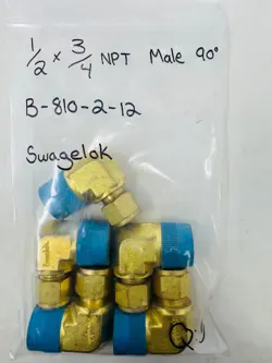 BRASS MALE 90