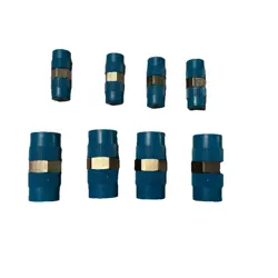 LOT OF 8 SWAGELOK QUICK CONNECT COUPLERS – 1/4” & 1/2”  STAINLESS STEEL NEW
