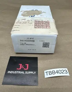 (5) NEW IN BOX- SWAGELOK SS-4P4T STAINLESS STEEL QUARTER TURN PLUG VALVE 🇺🇸