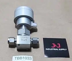 *NEW SURPLUS* SWAGELOK SS-4BK-1C STAINLESS BELLOWS SEATED VALVE 1/4