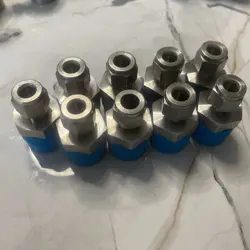 LOT OF 9  SWAGELOK SS-600-1-12