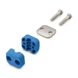 50 - SWAGELOK BOLTED PLASTIC CLAMP TUBE SUPPORT, 1/2