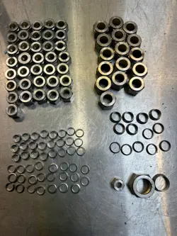 LOT OF SWAGELOK & SUPERLOK COMPRESSION FITTING TUBING NUTS & FERRULE SETS 304SS