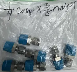 7-SWAGELOK STAINLESS STEEL CONNECTOR FITTING, 1/4