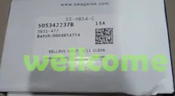 ONE NEW SWAGELOK SS-HBS4-C PNEUMATIC VALVE VIA FEDEX OR DHL/