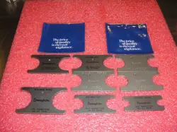 SWAGELOK NO-GO GAP GAGE TOOL LOT OF 8 PRE OWNED PICTURED SEE PICTURES